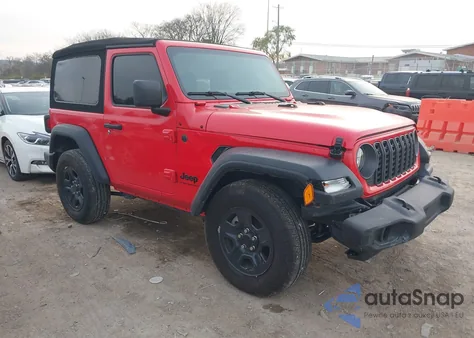 2024 Jeep Wrangler 2-Door Sport 4X4 from USA, damaged, VIN 1C4PJXAG1RW326643